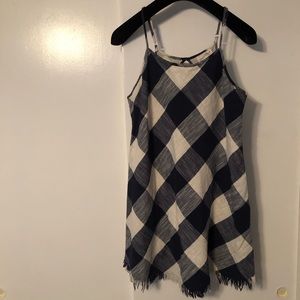 🎈3/$20🎈Blue Plaid Fringe Dress